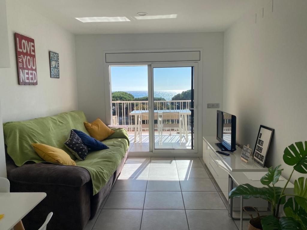 Apartamento frente al mar con piscina Malgrat de Mar Exterior foto